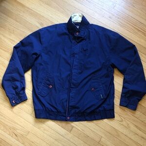 Members Only Navy Windbreaker Jacket